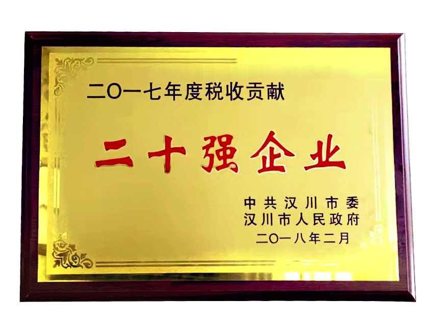 2017年度稅收貢獻二十強企業(yè)